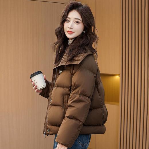 羽绒服女秋冬季2023新款时尚今年小香风气质显瘦泡芙感短款外套 商品图0