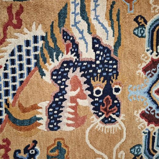 【龙腾虎跃】100%藏北羊毛手工藏毯 醍醐X喀瓦坚：激荡与超然-西藏龙毯新春特展 商品图3