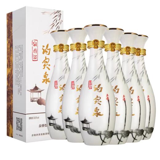 （六支装）趵突泉 35.8度泉香型白酒 490ml/瓶 商品图0