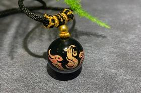 【御珠宫坊】黑青转运珠