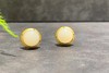 【御珠宫坊】金镶羊脂白玉耳钉 商品缩略图2