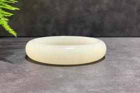 【御珠宫坊】羊脂白玉手镯54mm