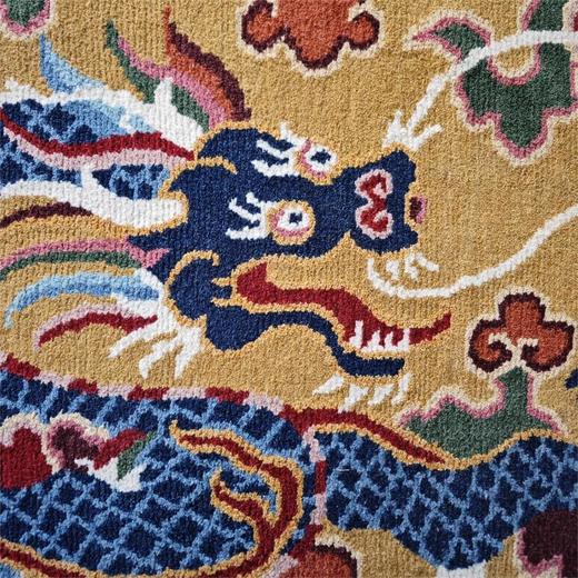 【龙腾虎跃】100%藏北羊毛手工藏毯 醍醐X喀瓦坚：激荡与超然-西藏龙毯新春特展 商品图1