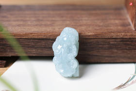 【日进斗金】天然翡翠貔貅吊坠   配精美挂绳