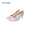 Dfuse迪芙斯2024春季新款漆皮尖头简约通勤细高跟单鞋DF41111114 商品缩略图3