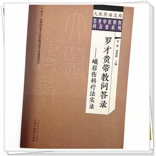 罗才贵带教问答录 峨眉伤科疗法实录 罗建 钱俊辉 主编 中国中医药出版社 大医传承文库 名老中医带教问答录系列 商品图3