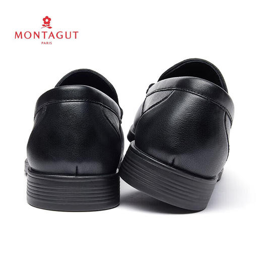 梦特娇休闲皮鞋一脚蹬套脚乐福鞋耐磨缓震透气吸汗单鞋皮鞋 商品图5