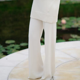 东黎 • 小山羊绒女士秋冬阔腿裤 3682