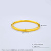 【限时克减150元】足金999.9 【油亮半空心】古法传承(面宽约4.9-5.1mm)古法光圈古法素圈固口古法手镯(GFSZW00022-03)（预售产品下单后不退款不退货不换货不补差价） 商品缩略图3