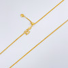 【限时克减150元】足金999 (足金999字印)5G黄金心尾款抽拉调节方肖邦链项链(5GXL00072-03)补差价）预售产品下单后不退款不退货不换货不补差价 商品缩略图0