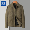 【90绒】罗蒙秋冬男士经典灯芯绒羽绒服男工装夹克男羽绒服外套男羽绒服 商品缩略图0