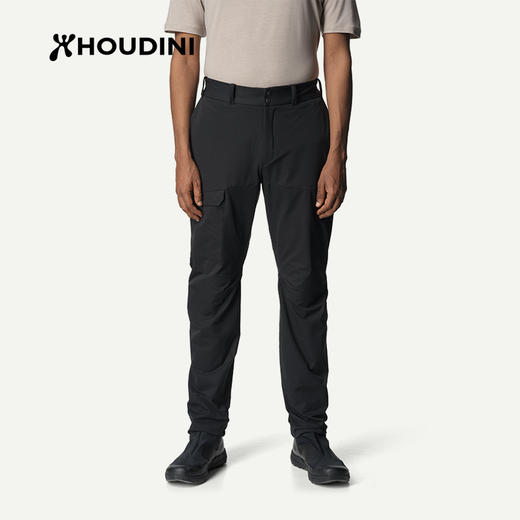 HOUDINI胡丁尼 Go Pants 走起 男款户外轻盈耐用软壳长裤860032 商品图4