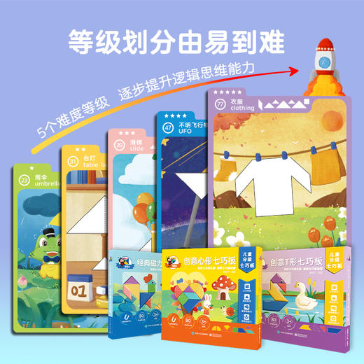 儿童分级七巧板 3-8岁培养孩子创造力 商品图1