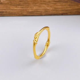 【限时克减150元】足金999.9 古法实心固口竹节圈戒女戒(AIGFJZ00092)（预售产品下单后不退款不退货不换货不补差价（预售产品下单后不退款不退货不换货不补差价