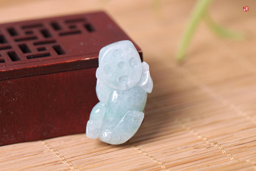 【招财进宝】天然翡翠貔貅吊坠 配精美挂绳 商品图5