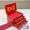 【限时克减150元】足金999 #婚庆 黄金万两金元宝一百枚装摆件礼盒婚庆礼盒陪嫁嫁妆订婚聘礼摆件礼盒（配精美包装、NGTC国检证书）(ATBJ00027)（预售产品下单后不退款不退货不换货不补差价） 商品缩略图1