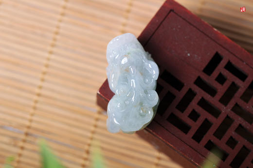 【财运亨通】天然翡翠貔貅吊坠   配精美挂绳 商品图5