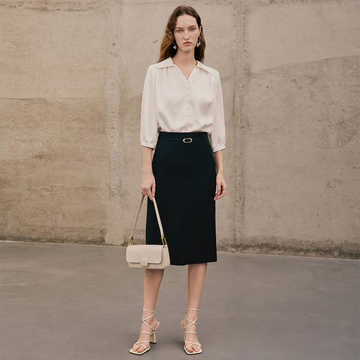 EITIE半裙春季新款开叉半身裙7306012 商品图2