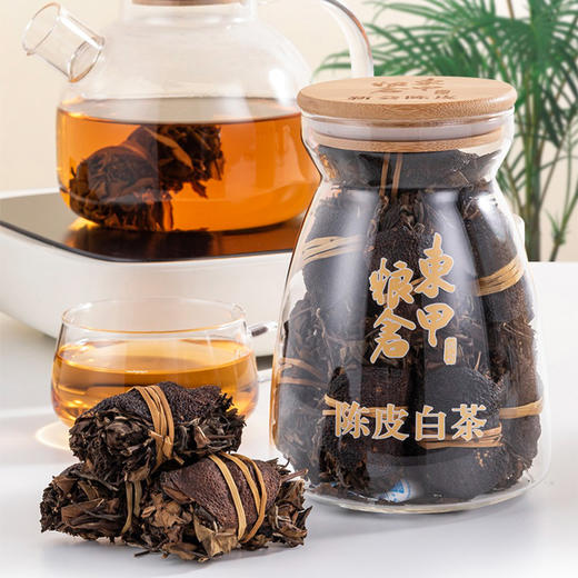 东甲粮仓陈皮白茶（5年寿眉+10陈皮）150g/罐 商品图1