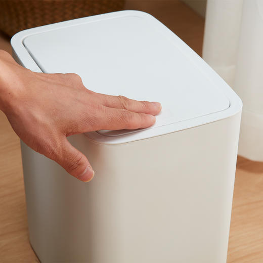 弹盖垃圾桶 安琪12L 白色 商品图2