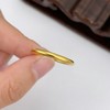 【限时克减150元】足金999.9 #条戒 古法实心固口线戒圈戒素圈戒指光圈戒指（面宽约2-2.5mm）(AIGFJZ00032-1)（预售产品下单后不退款不退货不换货不补差价 商品缩略图2
