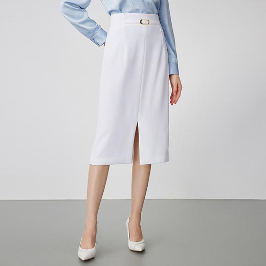 EITIE半裙春季新款开叉半身裙7306012 商品图8