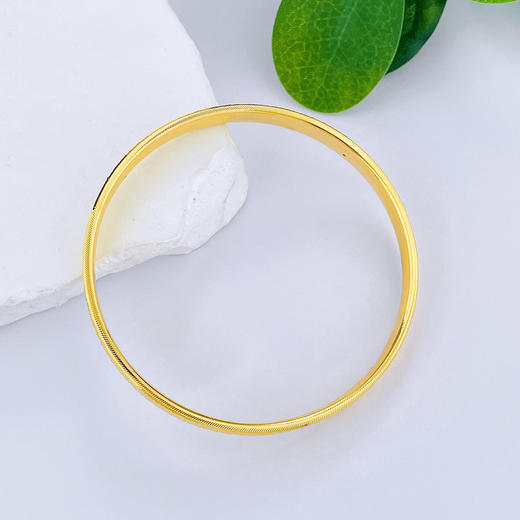 【限时克减150元】足金 #碎碎冰  3D硬金CNC固口空心碎碎冰手镯满天繁星手镯（面宽约5.8-6.2mm）(N3DSZ00082)（预售产品下单后不退款不退货不换货不补差价） 商品图1