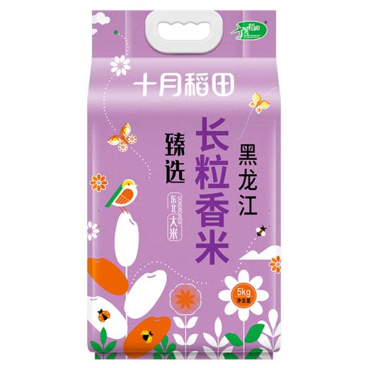 十月稻田 臻选长粒香米5kg 黑龙江大米 5kg 商品图0