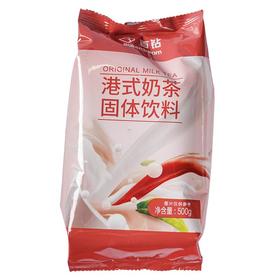 百钻港式原味奶茶粉袋装速溶冲饮奶茶店专用烘焙材料商用大包500g