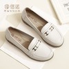 信诺真皮透气妈妈鞋子2024新款春季软底轻便中老年乐福皮鞋女单鞋24C6315-101 商品缩略图1