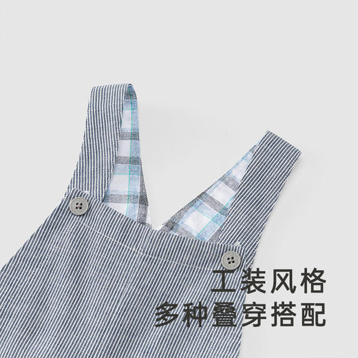 【商场同款】英氏童装新潮背带裤男宝宝春夏工装风纯棉裤新款 商品图1