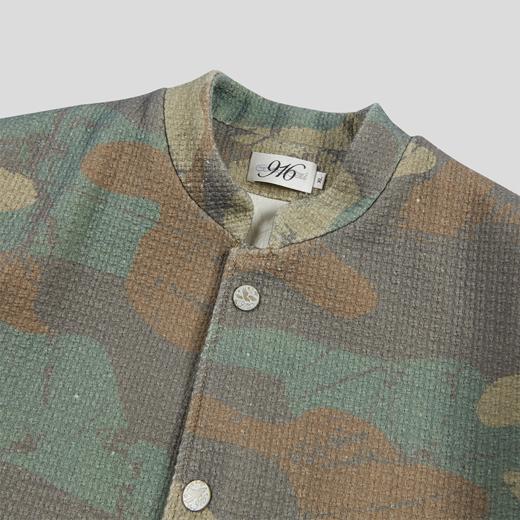 GOODBAI 916 圆领撞色迷彩短款纽扣外套 商品图3