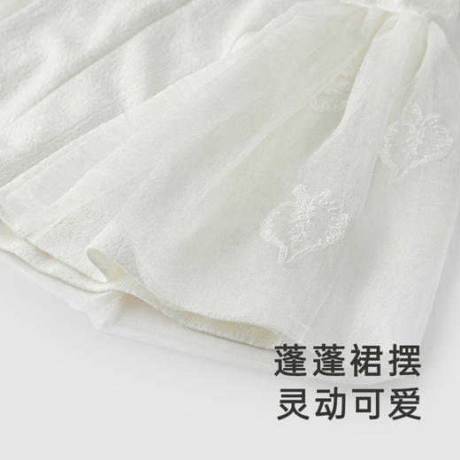 【商场同款】英氏典雅连衣裙轻奢羊毛小礼裙女宝背心裙春新款 商品图3