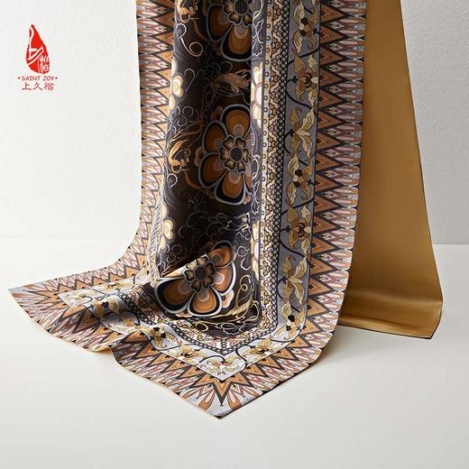 SAINTJOY/上久楷 宋锦双面披肩 飞天舞 YJ14002-1 商品图1