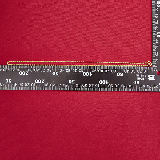 【限时克减150元】足金999.9 绞丝项链(XL00010-06)补差价）补差价）预售产品下单后不退款不退货不换货不补差价 商品图4