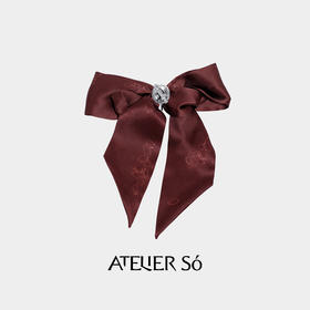 ATELIERSÓ 24SS 胶囊系列-樱桃红蝴蝶结发饰
