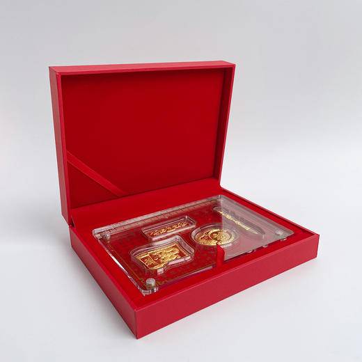 【限时克减150元】足金999 文房四宝四件套摆件礼盒（配精美包装、NGTC国检证书）(ATBJ00014)（预售产品下单后不退款不退货不换货不补差价） 商品图2