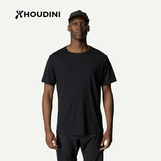 HOUDINI胡丁尼 Desoli Tee迪索丽 男款户外美利奴短袖T恤251004 商品图2