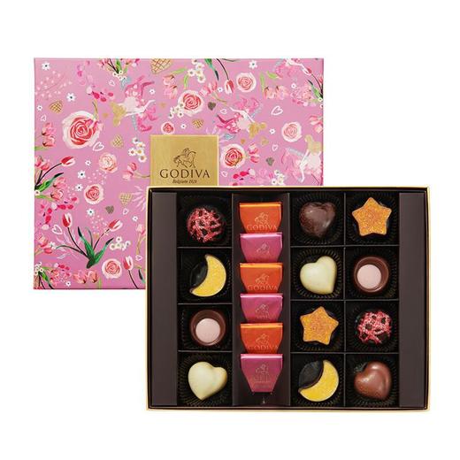 歌帝梵至爱巧克力礼盒18颗装 165g/盒 商品图0