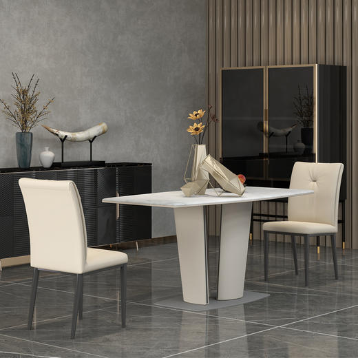 顾家家居整装 现代轻奢 茶几角几餐桌餐椅床头柜 PT2103 商品图1