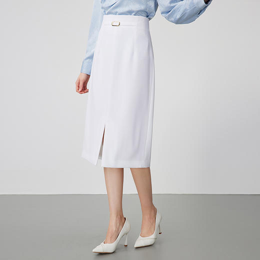 EITIE半裙春季新款开叉半身裙7306012 商品图9