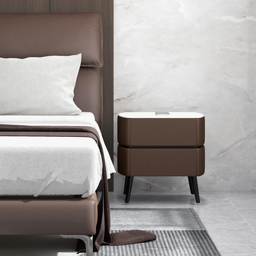 顾家家居整装 现代轻奢 茶几角几餐桌餐椅床头柜 PT2103 商品图2