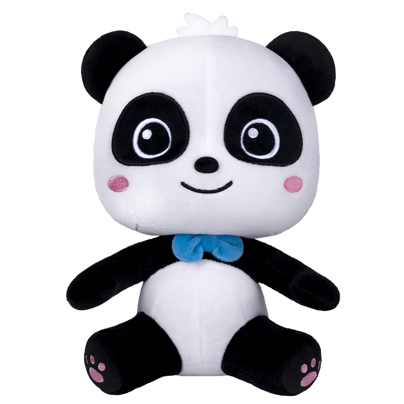 宝宝巴士玩具奇妙家族玩偶0-3岁 坐姿奇奇毛绒公仔