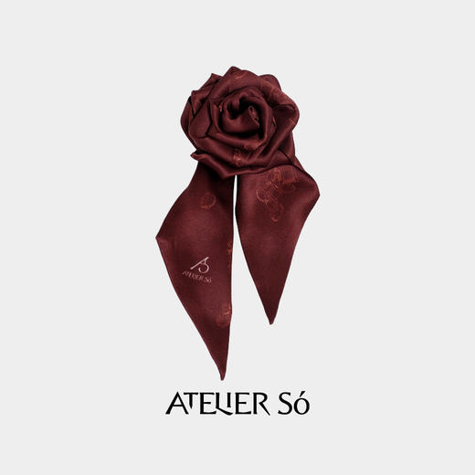 ATELIERSÓ 24SS 胶囊系列-樱桃红花朵发饰 商品图0