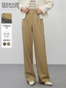【专属特价】熙世界宽松西装拖地裤秋季阔腿裤2024新款显瘦垂感休闲直筒长裤 商品缩略图0