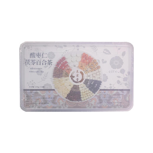 「独立罐装！茶香浓郁」酸枣仁茯苓百合茶 15罐/盒晚安睡茶小罐茶饮 商品图4