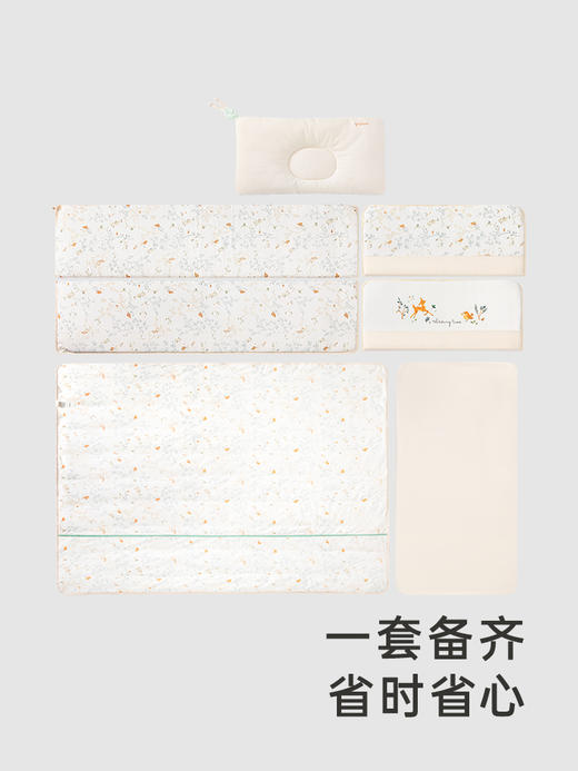 英氏婴童床品5A抑菌枕头被子床笠床围4件套2024新款YEYAJ0Q001A 商品图2