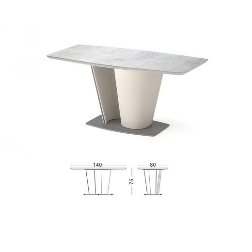 顾家家居整装 现代轻奢 茶几角几餐桌餐椅床头柜 PT2103 商品图5