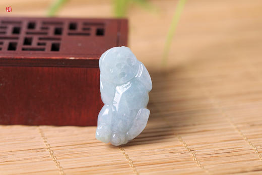 【财源广进】天然翡翠貔貅吊坠   配精美挂绳 商品图4