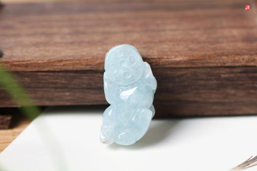 【日进斗金】天然翡翠貔貅吊坠   配精美挂绳 商品图6